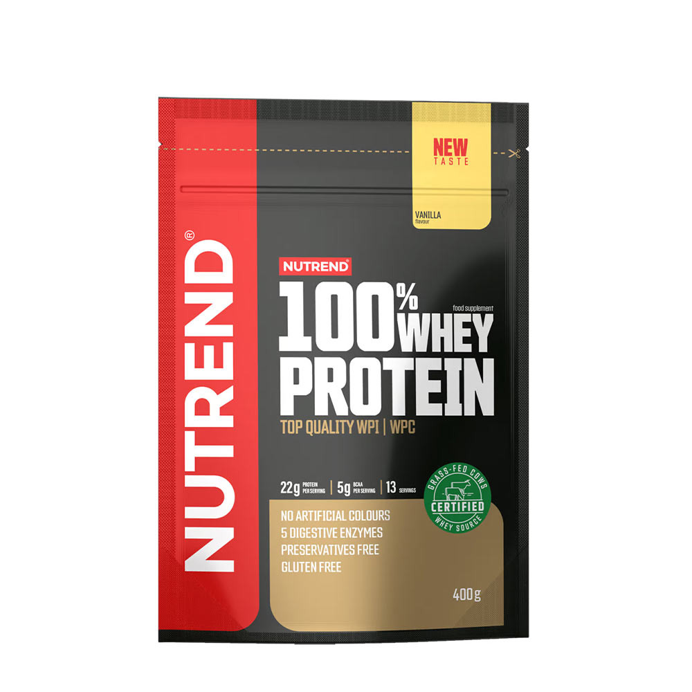 Nutrend 100 Whey Protein 400 g Vanília Multivitaminsto