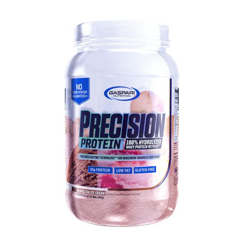 Gaspari Nutrition Precision Protein™ - 100% Hidrolizált Tejsavófehérje (907 g, Neopolitan Jégkrém)