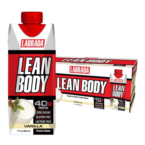 Labrada Lean Body Ready-to-Drink Protein Shake (12 x 500 ml, Vanília)