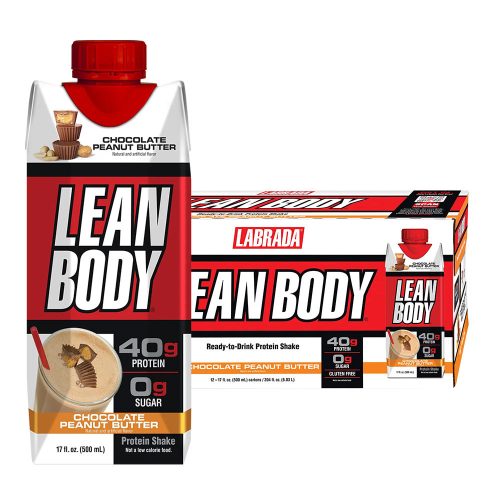 Labrada Lean Body Ready-to-Drink Protein Shake (12 x 500 ml, Csokoládés Mogyoróvaj)