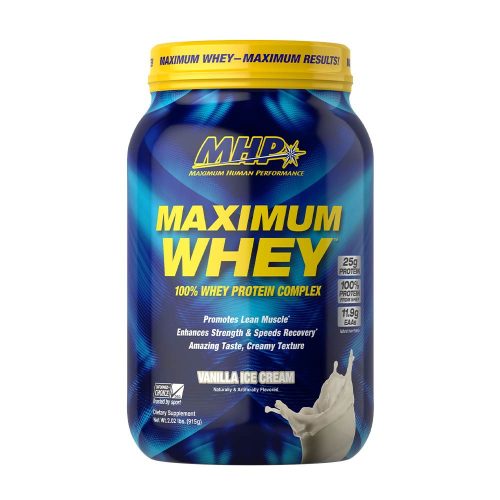 MHP Maximum Whey - 100% Whey Protein - Tejsavó Fehérje (25 Adag, Vaníliás Fagylalt)