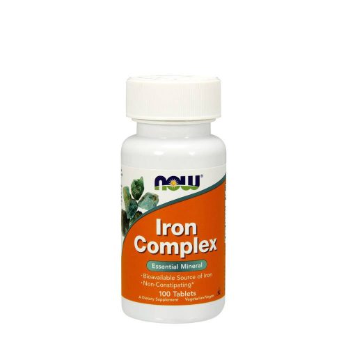 Now Foods Komplex Vas tabletta - Iron Complex Vegetarian  (100 Tabletta)