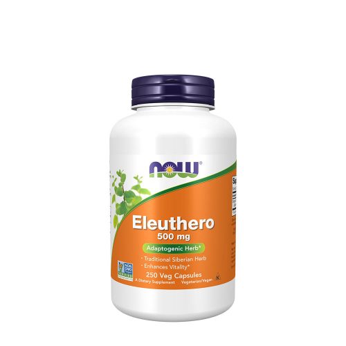 Now Foods Eleuthero 500 mg - Stresszcsökkentő (250 Veg Kapszula)