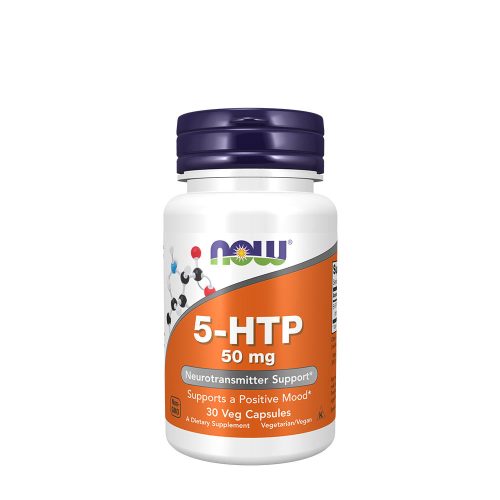 Now Foods 5 HTP 50 mg - 5-Hidroxi-triptofán (30 Kapszula)