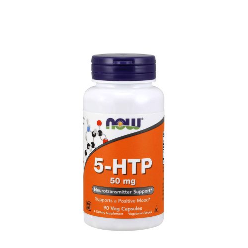 Now Foods 5 HTP 50 mg - 5-Hidroxi-triptofán (90 Veg Kapszula)