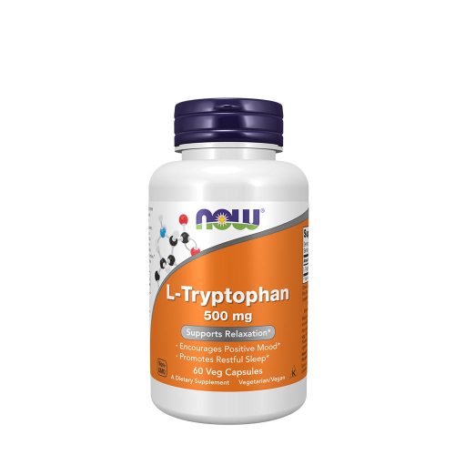 Now Foods L-Triptofán 500 mg (60 Veg Kapszula)