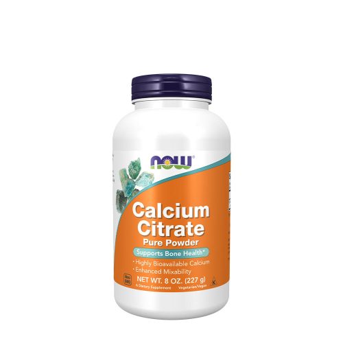 Now Foods Kalcium-citrát por (236 ml)