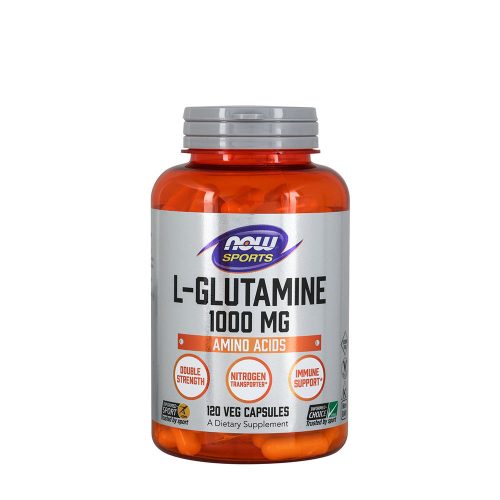 Now Foods Extra Erős L-Glutamin 1000 mg (120 Veg Kapszula)