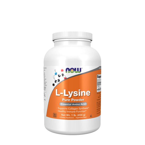 Now Foods L-lizin por - L-Lysine Powder (454 g)