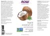 Now Foods Liquid Coconut Oil - Kókuszolaj (118 ml)