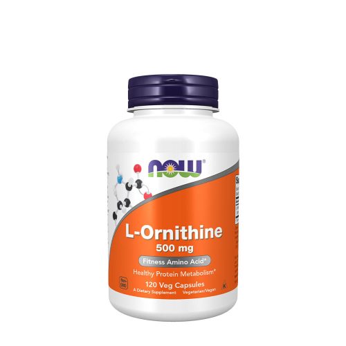 Now Foods Ornitin 500 mg kapszula - L-Ornithine (120 Veg Kapszula)