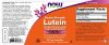 Now Foods Extra Erős Lutein kapszula - Lutein, Double Strength 20 mg (90 Veg Kapszula)