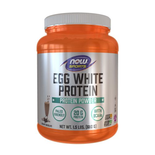 Now Foods Tojásfehérje Por - Egg White Protein (680 g, Krémes Csokoládé)