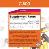 Now Foods Vitamin C-500 Calcium Ascorbate-C - Kálcium Aszkorbát (250 Veg Kapszula)