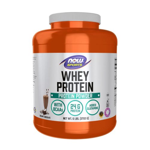 Now Foods Whey Protein - Tejsavófehérje (2722 g, Krémes Csokoládé)