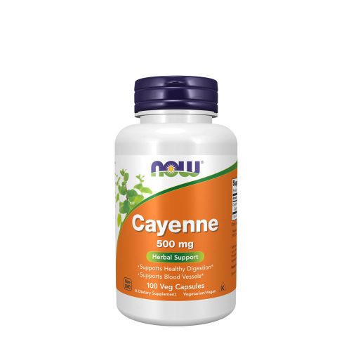 Now Foods Cayenne 500 mg (100 Veg Kapszula)