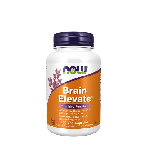 Now Foods Brain Elevate Agyi Funkciókat Támogató (120 Veg Kapszula)