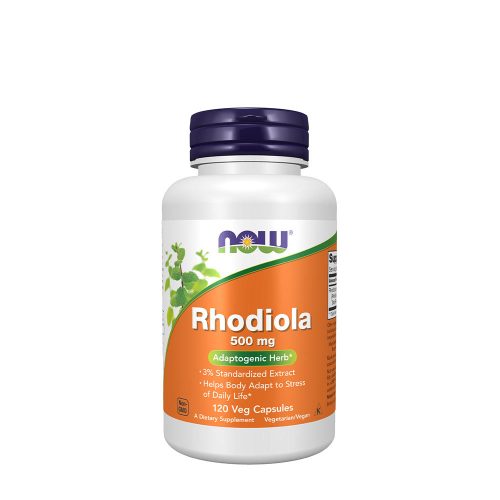 Now Foods Rhodiola - Aranygyökér 500 mg (120 Veg Kapszula)