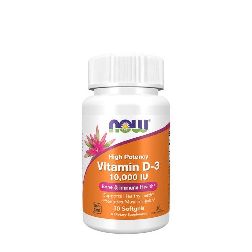 Now Foods D-vitamin 10000 NE (30 Lágykapszula)