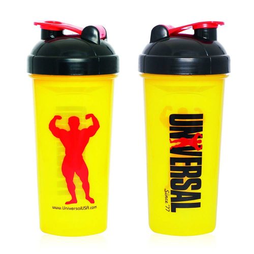 Universal Nutrition Shaker - Keverő Palack (700 ml, Sárga)