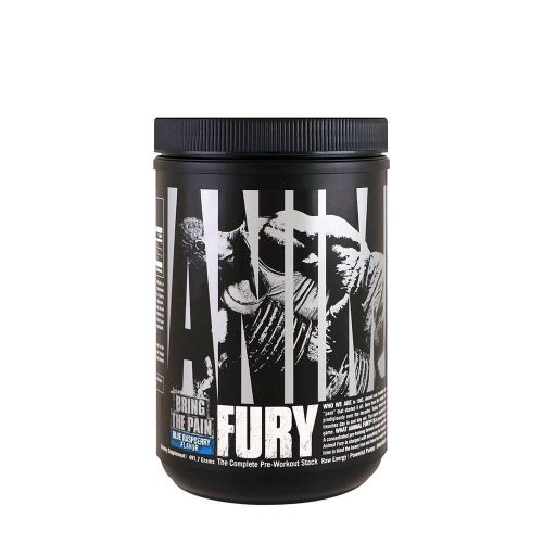 Universal Nutrition Animal Fury - Edzés Előtti Teljesítményfokozó (30 Adag, Kékmálna)