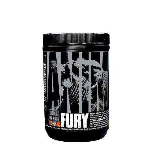 Universal Nutrition Animal Fury - Edzés Előtti Teljesítményfokozó (30 Adag, Narancs)