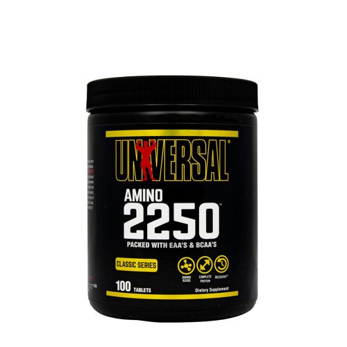 Universal Nutrition Amino 2250 - Tejsavó Fehérje Alapú Aminosav (100 Tabletta)