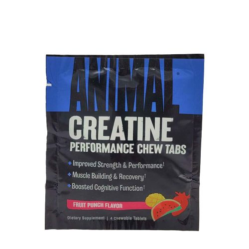 Universal Nutrition Animal Creatine Chews (4 rágótabletta, Gyümölcsös Puncs)