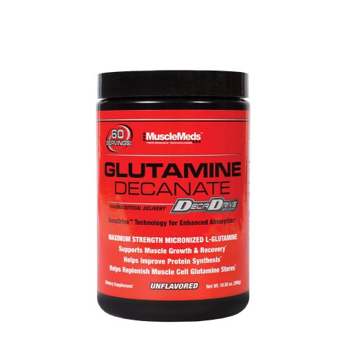 MuscleMeds Glutamine Decanate - Gyors Felszívódású Glutamin por (300 g, Ízesítetlen)
