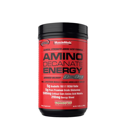 MuscleMeds Teljes Spektrumú Aminosav Komplex - Amino Decanate Energy (360 g, Eper Kiwi)