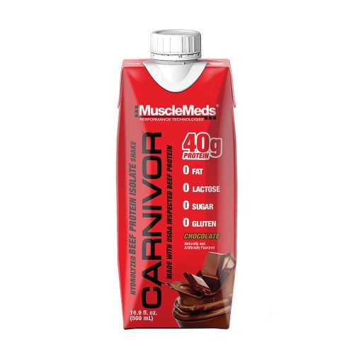 MuscleMeds Marhafehérje Izolátum Shake - Ready-to-Drink Beef Protein Isolate Shake (500 ml, Csokoládé)