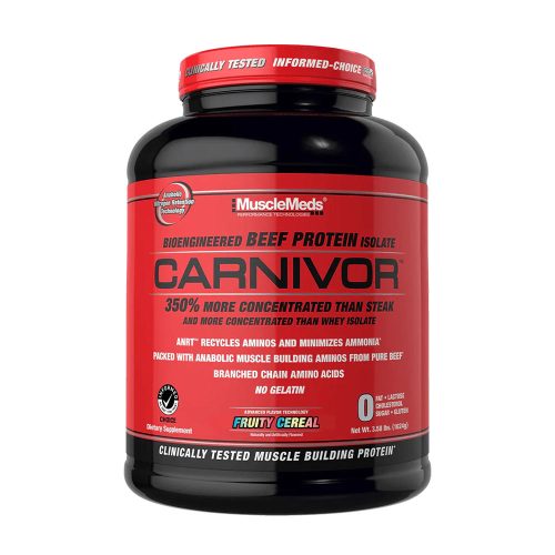 MuscleMeds Carnivor™ - Hidrolizált Marhafehérje (56 Adag, Fruity Cereal)