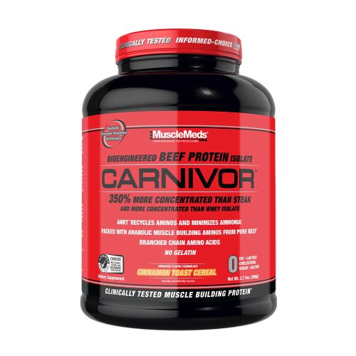 MuscleMeds Carnivor™ - Hidrolizált Marhafehérje (56 Adag, Cinnamon Toast Cereal)