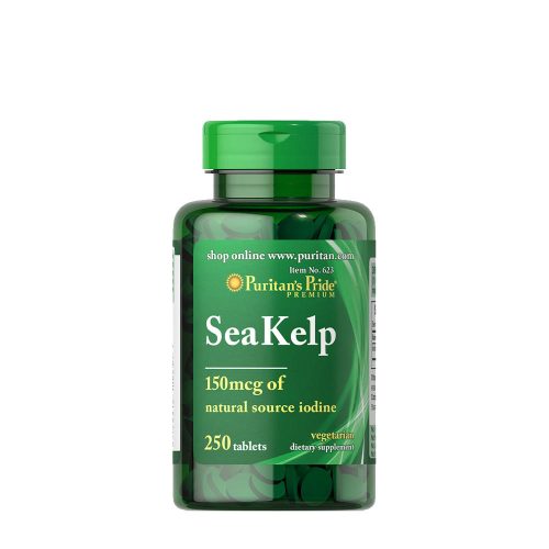 Puritan's Pride Tengeri Hínár Kivonat - Sea Kelp 150 mcg (250 Tabletta)