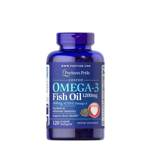 Puritan's Pride Omega-3 Halolaj 1200 mg (120 Lágykapszula)