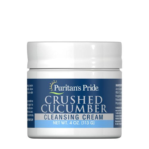 Puritan's Pride Bőrtisztító, Tápláló és Frissítő krém - Crushed Cucumber Cleansing Cream (118 ml)