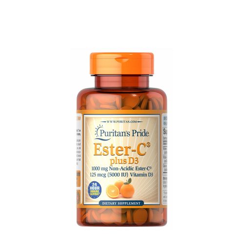 Puritan's Pride Ester-C® Plus D3 (60 Tabletta)