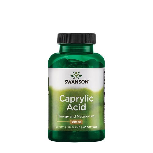 Swanson Caprylic Acid 600 MG (60 Lágykapszula)