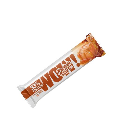 FA - Fitness Authority WOW! Protein Bar - Fehérjeszelet  (45 g, Sós Földimogyoró & Karamell)