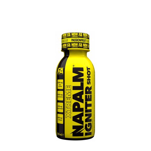 FA - Fitness Authority Xtreme Napalm Igniter Shot - Edzés Előtti Pörgető (120 ml, Maracuja)