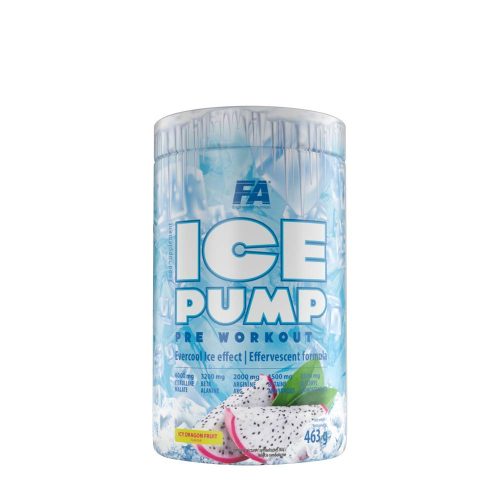 FA - Fitness Authority Edzés Előtti Pörgető Formula - Ice Pump Pre Workout  (463 g, Jeges Sárkánygyümölcs)