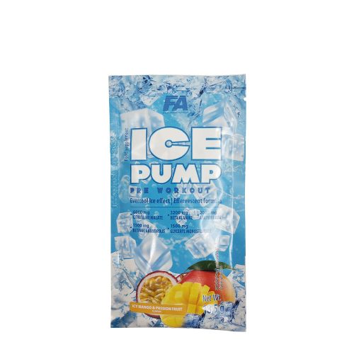 FA - Fitness Authority Ice Pump Pre Workout Sample - Edzés Előtti Pörgető Minta (1 db, Jeges Citrus és Őszibarack)