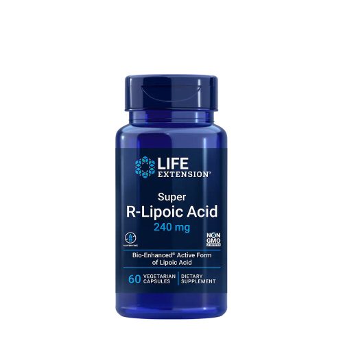 Life Extension Alfa-Liponsav 240 mg kapszula - Super R-Lipoic Acid (60 Veg Kapszula)