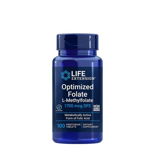 Life Extension Folát 1700 mcg kapszula - Optimized Folate (100 Veg Kapszula)