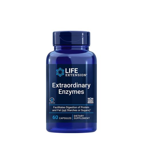 Life Extension Emésztést Segítő Enzimek - Extraordinary Enzymes (60 Kapszula)