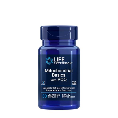 Life Extension Mitokondriális Működést Támogató kapszula - Mitochondrial Basics with PQQ (30 Veg Kapszula)