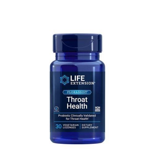 Life Extension FLORASSIST® Throat Health (30 Szopogató Tabletta)