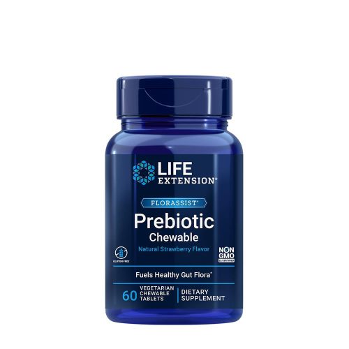 Life Extension FLORASSIST® Prebiotic Chewable (Epres) (60 Rágótabletta)