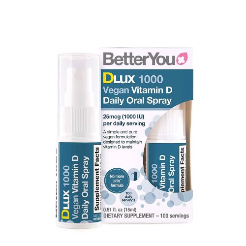 BetterYou Dlux Vegán D-vitamin 1000 NE Szájspray (15 ml)