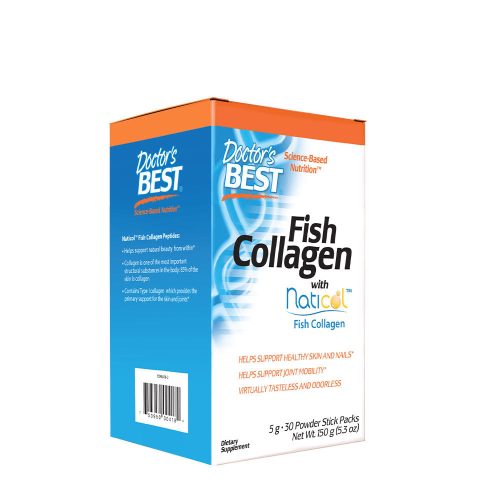Doctor's Best Tengeri Kollagén csomag - Fish Collagen With Naticol (30 Csomag)